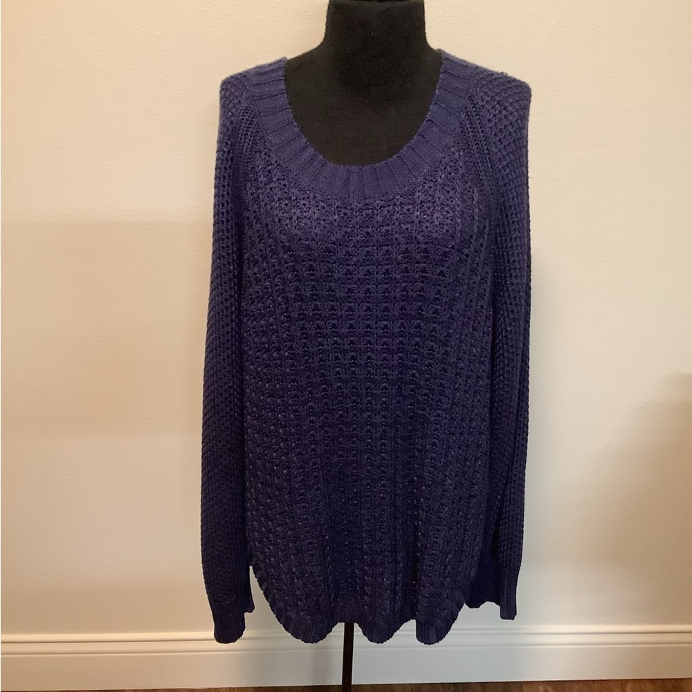 Calvin Klein jeans Women’s pullover core texture mixed crew sweater XXL - Picture 2 of 10